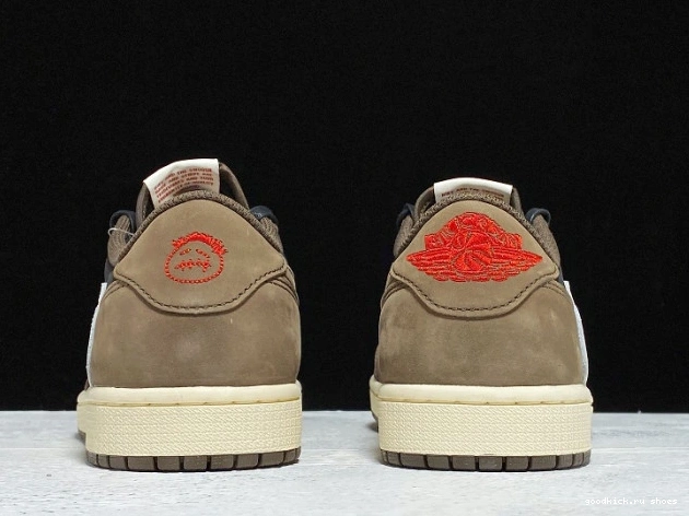 80% Off Sale Mocha Dark Jordan Air SP 1 x Low OG Scott Travis CQ4277-001 0714